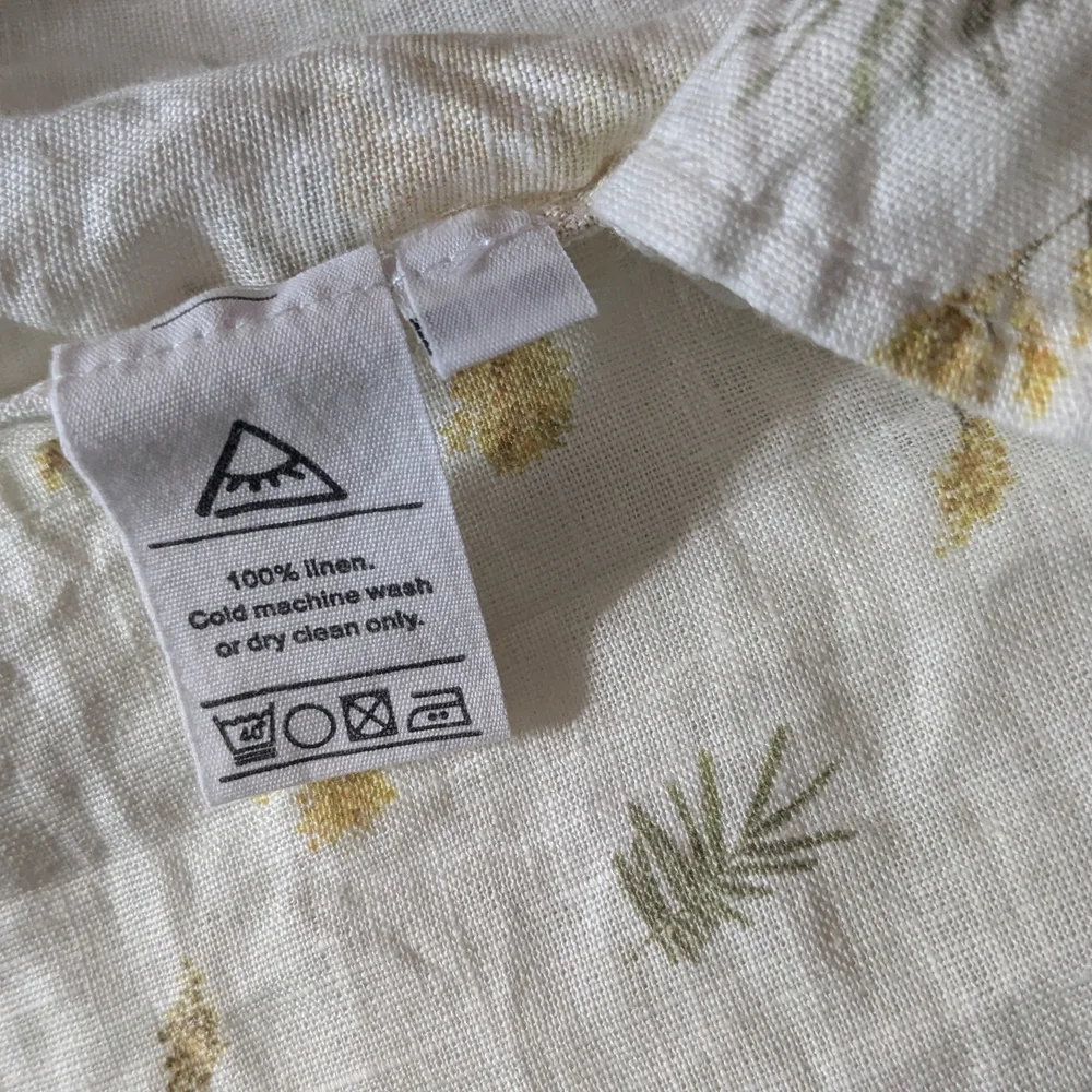 Sleeper Atlanta Smocked Linen Midi Dress Cottagecore Mimosa Size M - Picture 11 of 11